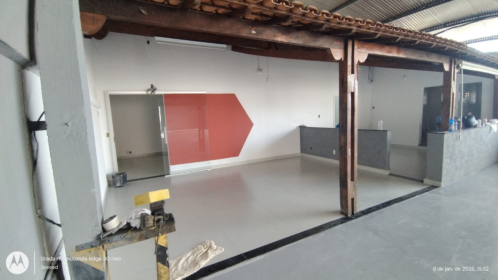 Área interna renovada