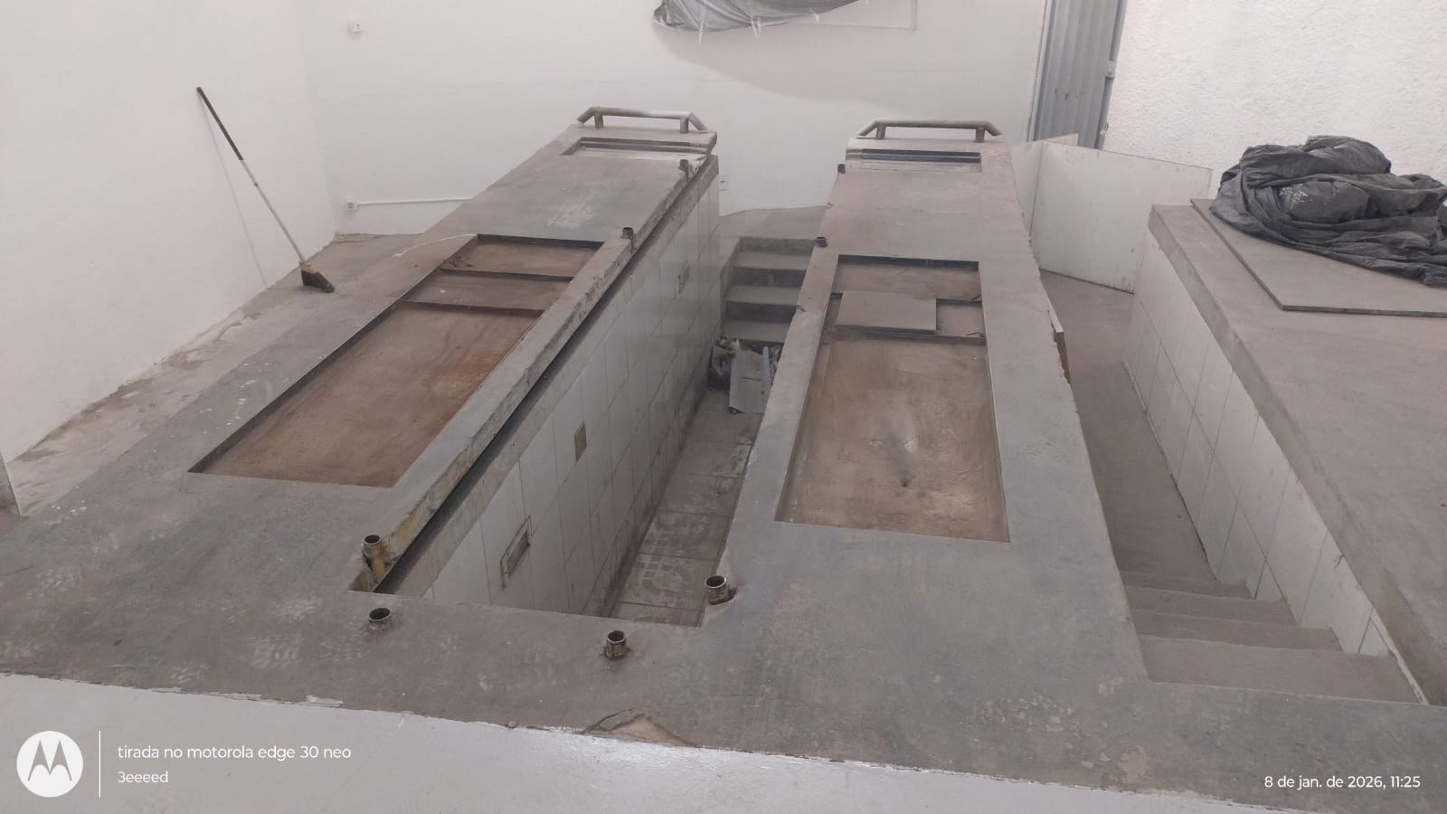 Valas técnicas em preparação