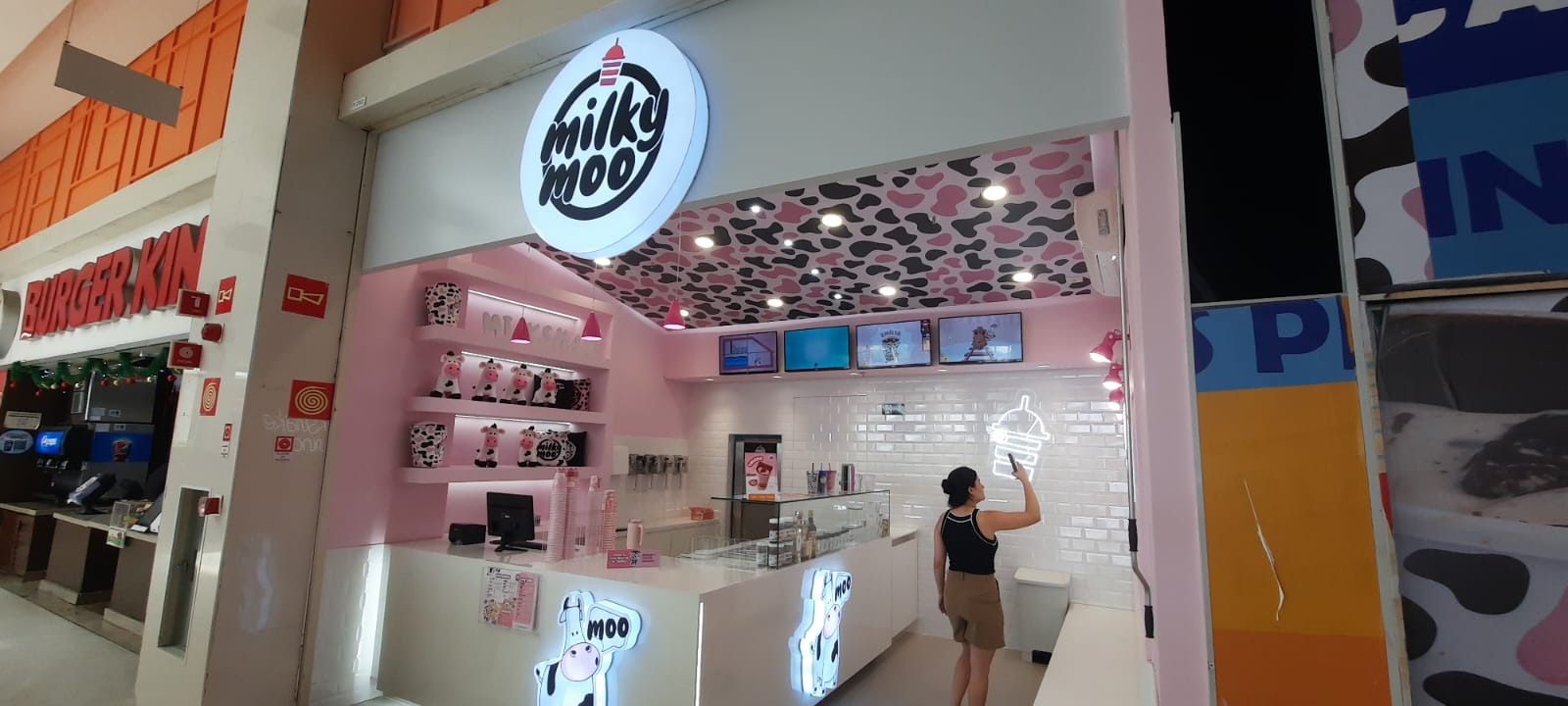 Acesso e identidade visual da Milky Moo