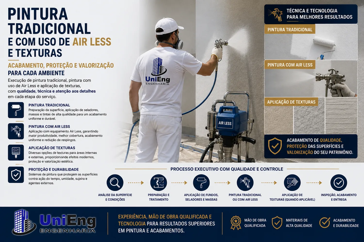Pintura profissional Airless UniEng